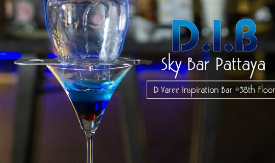 Cover Dinner on the 38th floor with a sea view at D.I.B Sky Bar Pattaya....