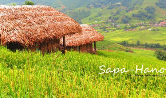 cover "Sapa and Paradise are only a stone's throw away" (A 6-day trip with a budget of just over 9,000 baht to 3 amazing destinations and 1 World Heritage Site in Hanoi)