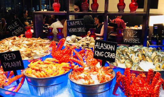 Cover Buffet Craze: Crabs Gone Wild! Seafood Extravaganza at The SQUARE, N...
