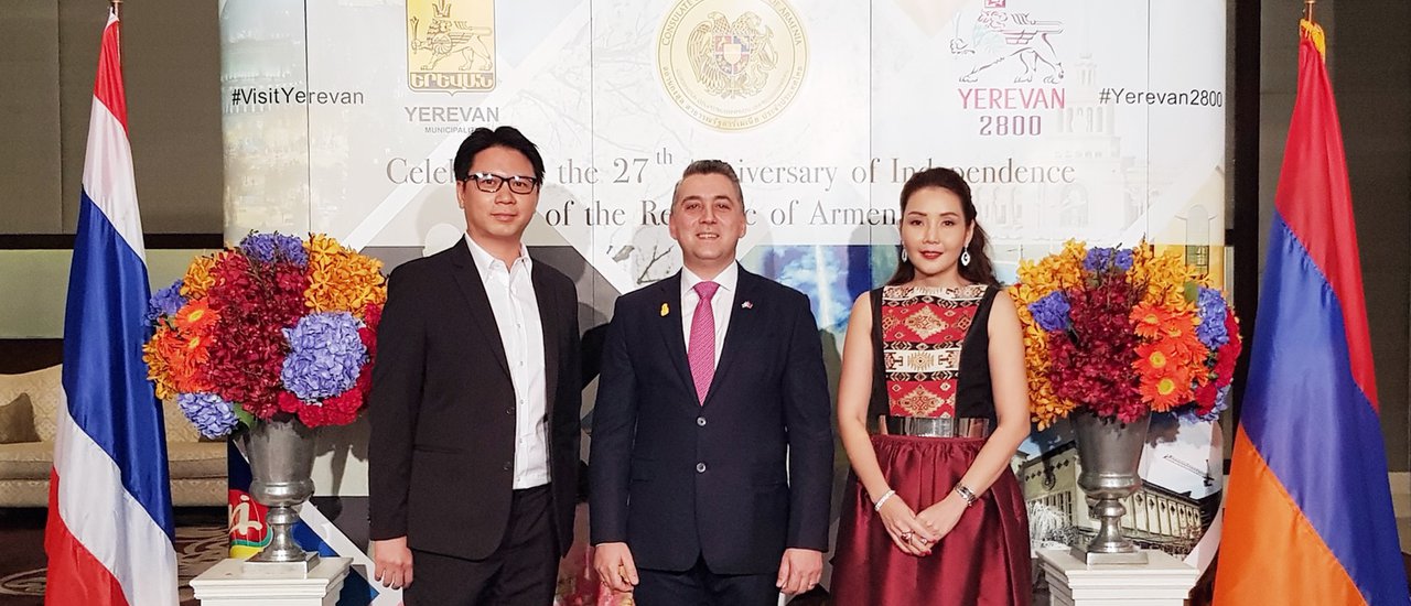 cover First Encounter with Armenian Cuisine and Beverages at The St. Regis Bangkok for Armenia's National Day Celebration.