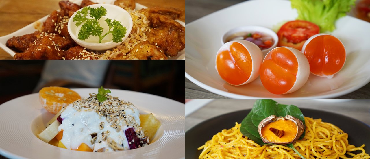 cover 3 Must-Visit Restaurants in Chiang Mai 
This phrase translates to "3 Must-Visit Restaurants in Chiang Mai" and highlights three popular restaurants in the city.