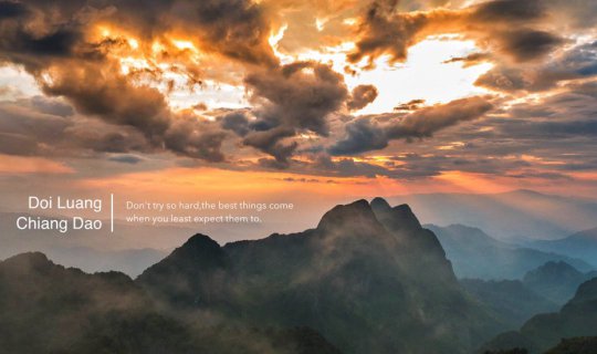 cover Doi Luang Chiang Dao...Heaven on Earth.