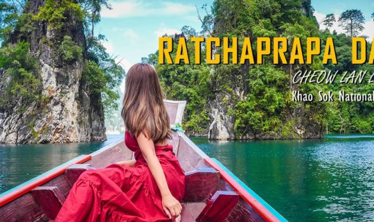 Cover Rachaprapha Dam (Chiao Lan Dam), Surat Thani...