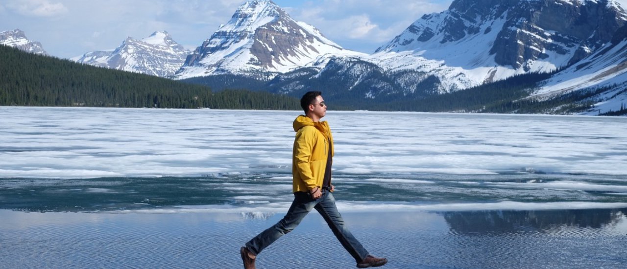 cover The Canadian Rockies, a mountain range spanning the border between Canada and the United States, mark the transition between two seasons in Canada.