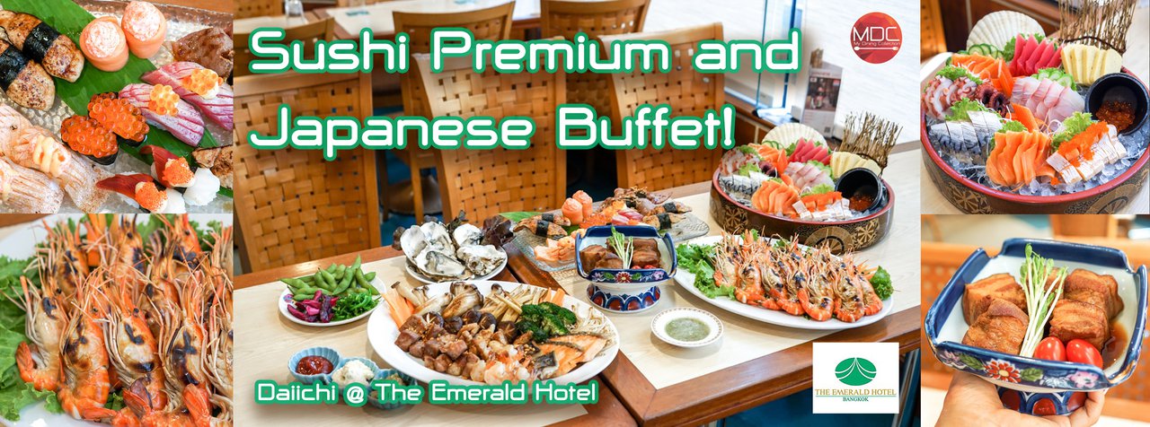 cover Japanese Buffet at Daiichi Restaurant - The Emerald Hotel