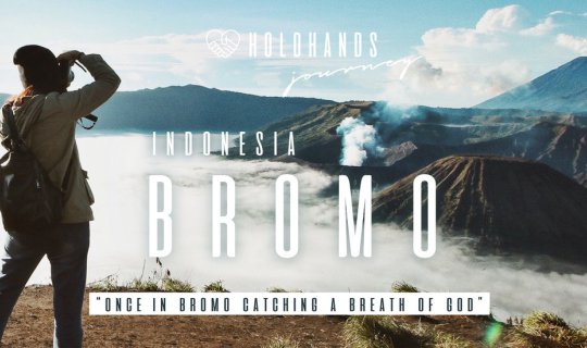 Cover Grasping the wind's breath, the deity "BROMO"...