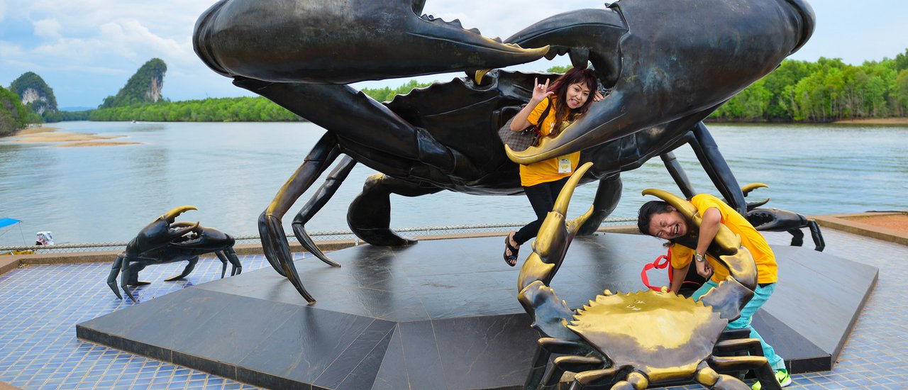 cover ...Let's go to Krabi with Mae Pranorm - Enjoy the food tour, Smile concert with Nok Air, and KRABI 365 (days).