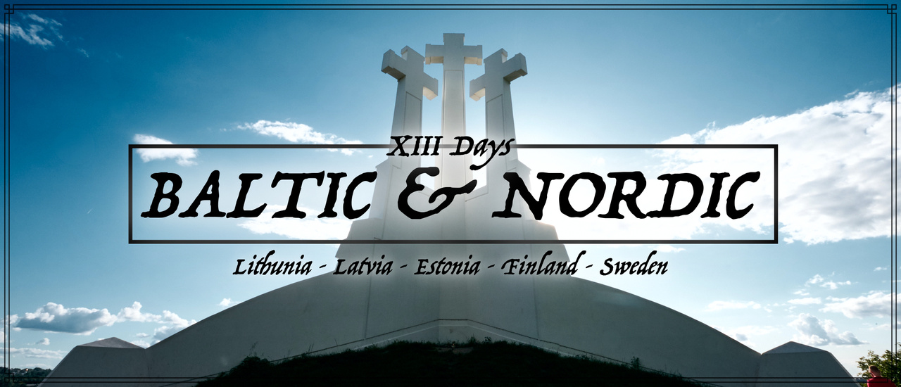 cover ✦ Baltic Peninsula ✦ Solo backpacking 13 days 5 countries: Part 1 - Lithuania🇱🇹