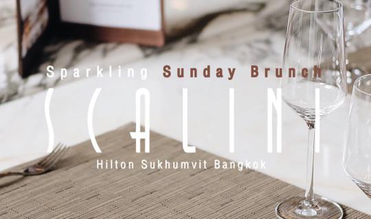 Cover พาไปฟิน กินไม่อั้น Sunday Brunch @ Scalini by Hilton Sukhumvit Bangk...