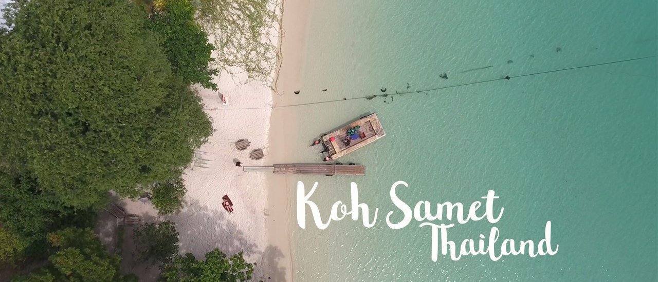 cover (รูปถ่ายจากโดรน) เละๆเทะๆที่เกาะเสม็ด ระยอง Koh Samet THAILAND พักที่ Samet Ville Resort