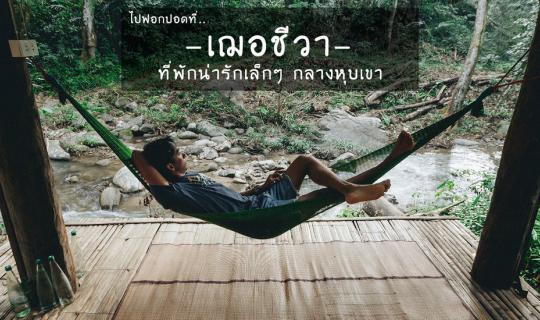 cover ไปฟอกปอดที่"เฌอชีวา"ที่พักเล็กๆกลางหุบเขา -พาวัวไปล่าม-