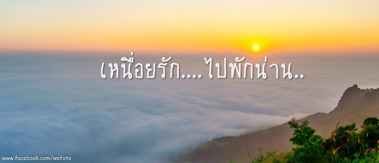 cover เหนื่อยรัก...ไปพักน่าน...นอนฮักเฮอฮิม...ฟินหมอกที่ดอยเสมอดาว