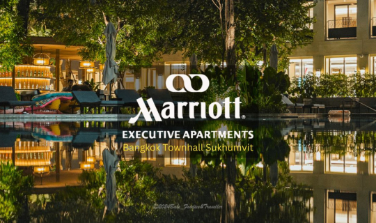 cover พักผ่อนใจกลางสุขุมวิท พักที่โรงแรมเปิดใหม่ #Marriott Executive Apartments Bangkok Townhall Sukhumvit 49