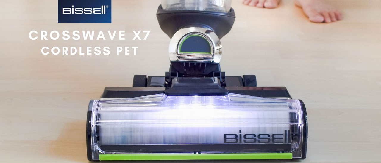 cover “Bissell Crosswave X7 Cordless Pet” เครื่องทำความสะอาดพื้น All In 1 แบบไร้สาย แบรนด์ USA