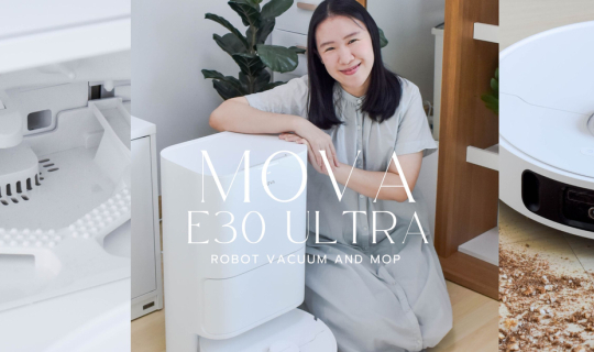 cover “Mova E30 Ultra” หุ่นยนต์ดูดฝุ่นถูพื้นอัจฉริยะ