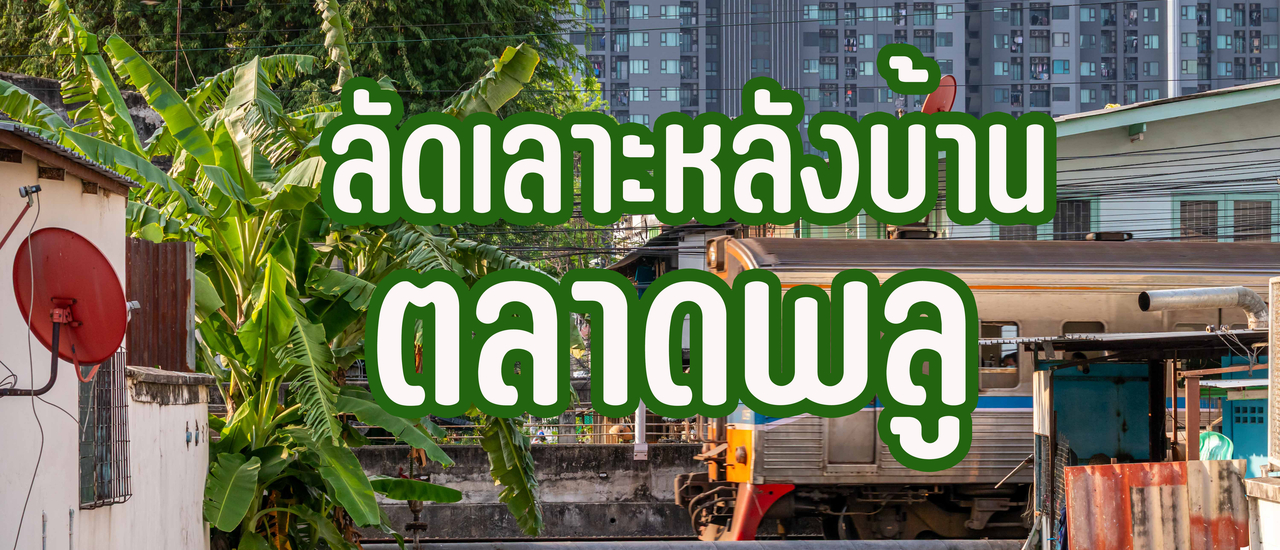cover ลัดเลาะหลังบ้าน "ตลาดพลู"