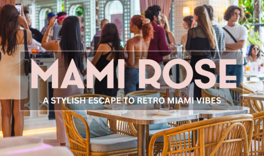 Cover #MamiRose ร้านอาหาร และบาร์กึ่งเอาท์ดอร์ ตกแต่ง ดีไซน์สไตล์ไมอามี่ยุ...