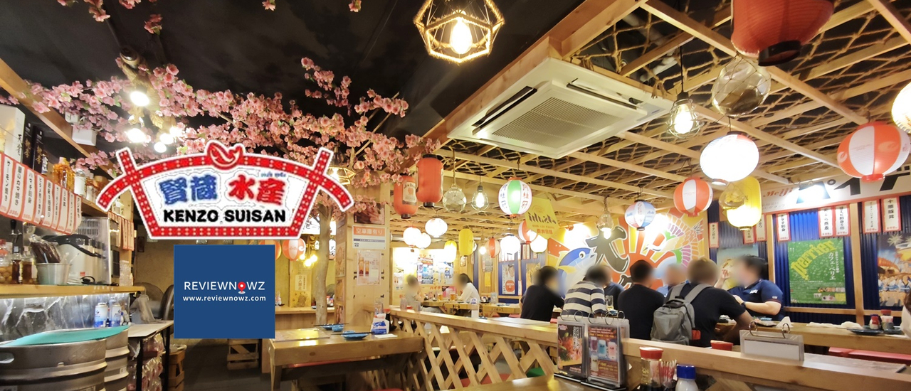 cover นั่งกินดื่มในร้านอิซากายะสไตล์ฮามายากิที่ Kenzo Suisan สาขาสีลม ศาลาแดง