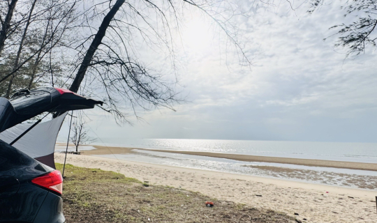 Cover ชี้พิกัดลานลับเพชรบุรี Iหาดแก้วI มาปิคนิคก็ได้ หรือมากางเต็นท์ก็ดี ล...