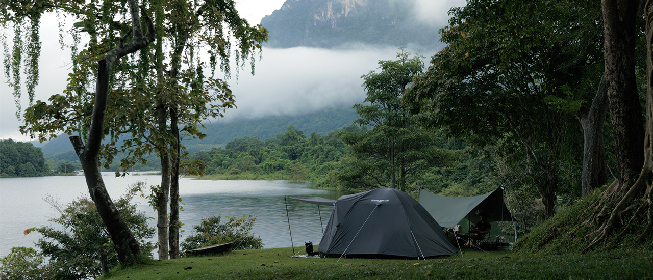 cover ลุยทริปหน้าฝน ขับรถเที่ยว ทองผาภูมิ กาญจนบุรี กางเต็นท์วังปะโท่ วิวสุดอลังการเขือนเขาแหลม