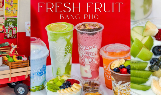 Cover เปิดแล้ว!! “Fresh Fruit” ร้านน้ำผลไม้เพื่อสุขภาพย่านบางโพ...
