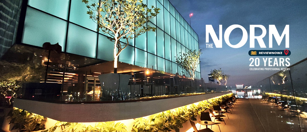 cover Rooftop Bar เปิดใหม่กับวิวชั้น 42 ที่ The NORM Bangkok @ Dusit Central Park