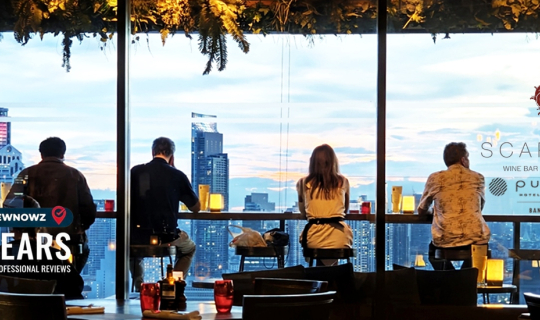 Cover French bistro-style กินดื่มชมวิวบนชั้น 37 ที่ Scarlett Wine Bar & Re...