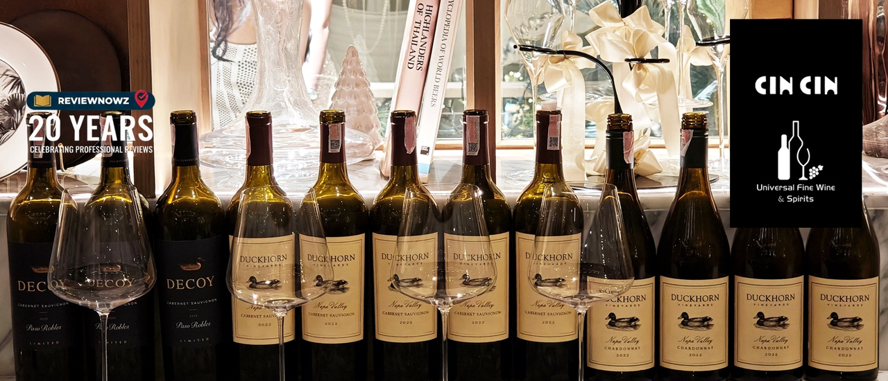 cover จัดเต็ม Duckhorn ไวน์คุณภาพจาก Napa Valley มื้อเดียวครั้งเดียวที่ CINCIN @ The Ground Bangkok