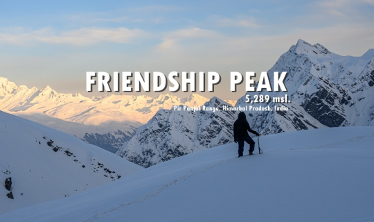 Cover Friendship Peak (5,289m/17,353ft)  India...