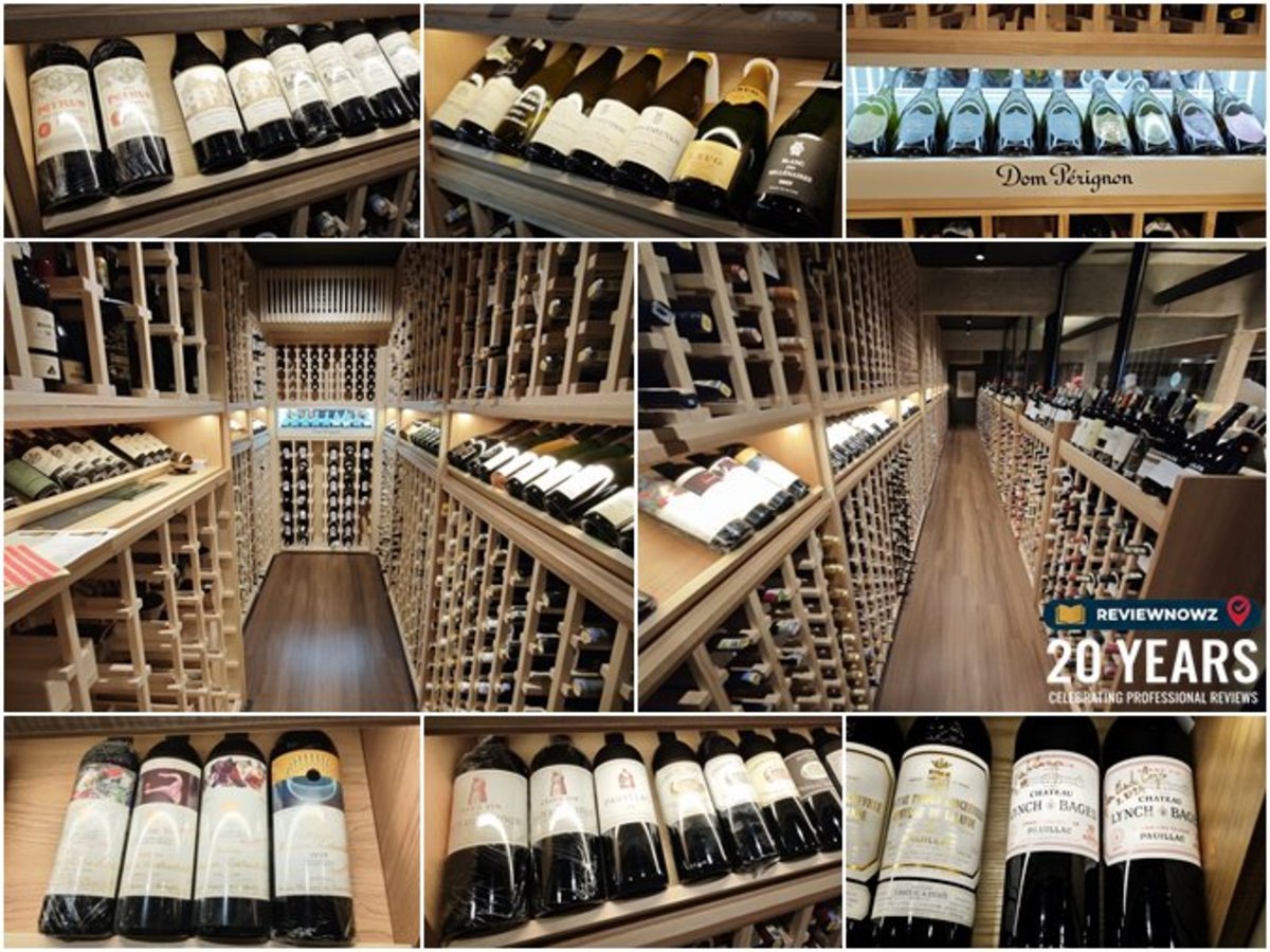 ห้องเก็บไวน์ Cellar ที่รวบรวมไวน์หายากมูลค่าสูงที่ DC Restaurant