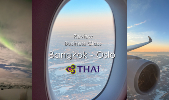 Cover Review hạng thương gia Thai Airways: Bangkok-Oslo, Na Uy...