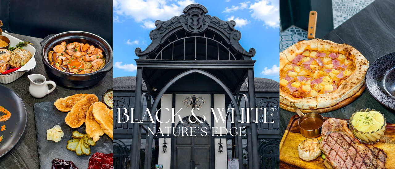 cover Black & White Nature's Edge คาเฟ่สุดหรูย่านรังสิต-นครนายก