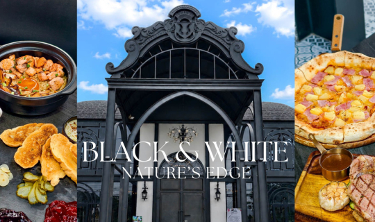 cover Black & White Nature's Edge คาเฟ่สุดหรูย่านรังสิต-นครนายก