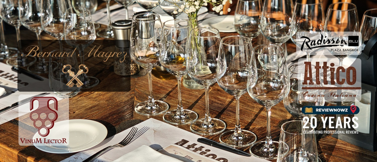 cover ชิมไวน์บนชั้นที่ 28 กับงาน Bernard Magrez Bordeaux Wine Masterclass @ Attico Radisson Blu Bangkok