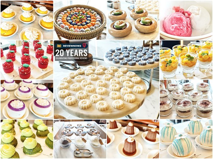 ไลน์ขนมหวานในมื้อ Mother's Day Brunch ห้องอาหาร Lily's Bangkok โดดเด่นด้วยขนมไทยโบราณจากเชฟอู๋ ร้านอัคคี เค้ก พาสตรี ไอศกรีม และเบเกอรี่มาตรฐาน The Ritz-Carlton - ReviewNowz