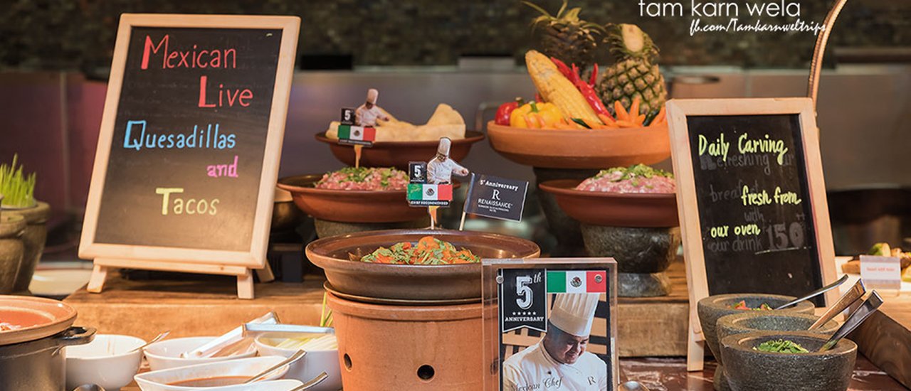 cover ~ * ~ * ~ * ~ * ~ .....Grand Buffet with 5 International Chef at Renaissance Bangkok Ratchaprasong  ....….~ * ~ * ~