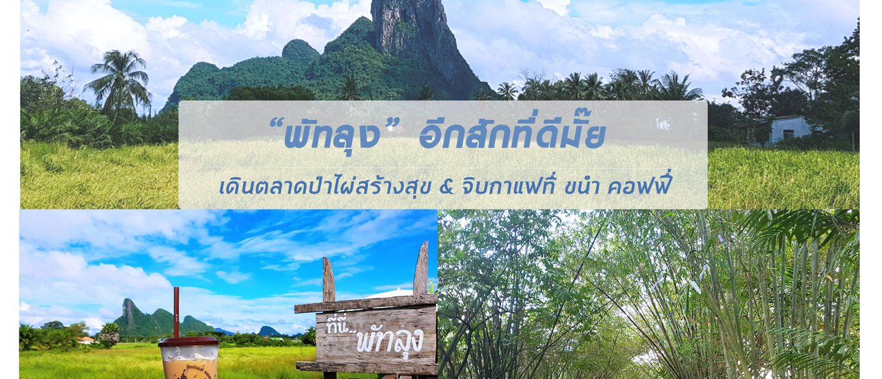 cover "พัทลุง" อีกสักที่ดีมั๊ย --เดินตลาดป่าไผ่สร้างสุข & จิบกาแฟที่ ขนำ คอฟฟี่--