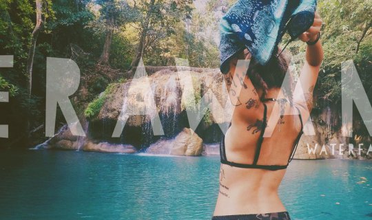 cover Soaking in Erawan Waterfall... Let's Go