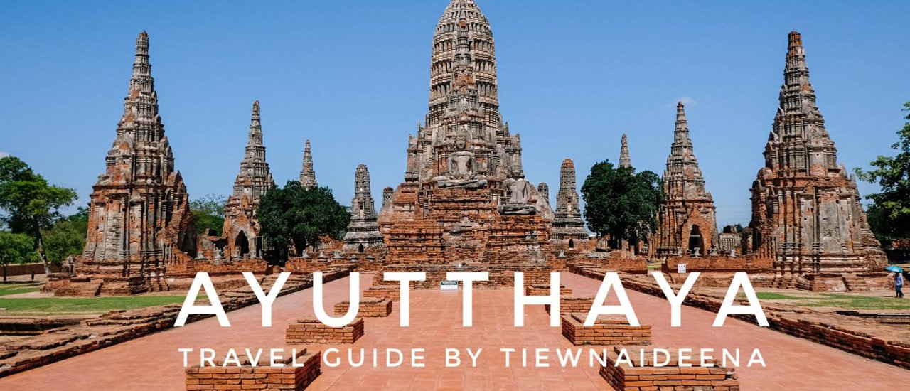 cover Ayutthaya Travel Guide by Tiewnaideena : The 9 temples
