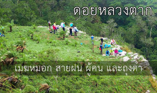 cover ดอยหลวงตาก | เมฆหมอก สายฝน ผู้คน และถุงดำ